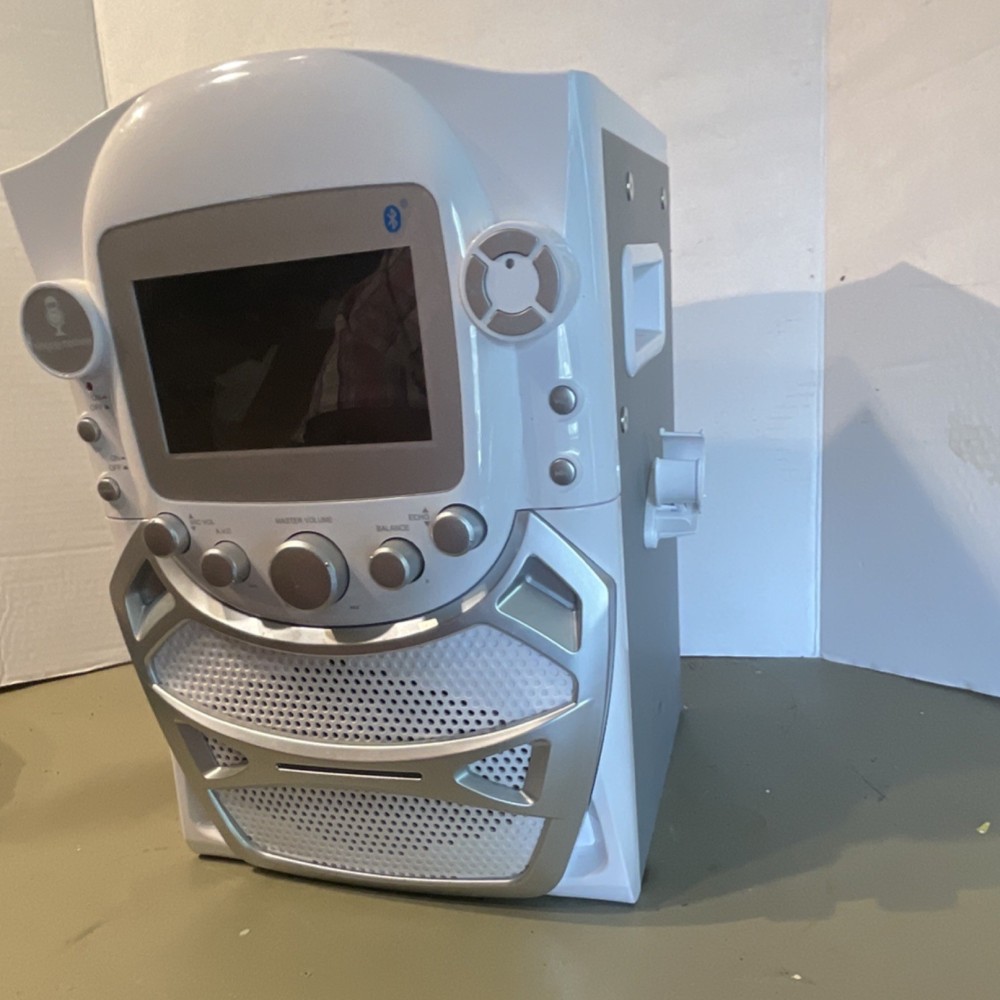 The Singing Machine STVG5698TW Bluetooth Karaoke System with Screen