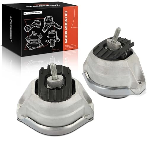 2PCS Front Left and Right Engine Motor Mount Kit Compatible with BMW E60