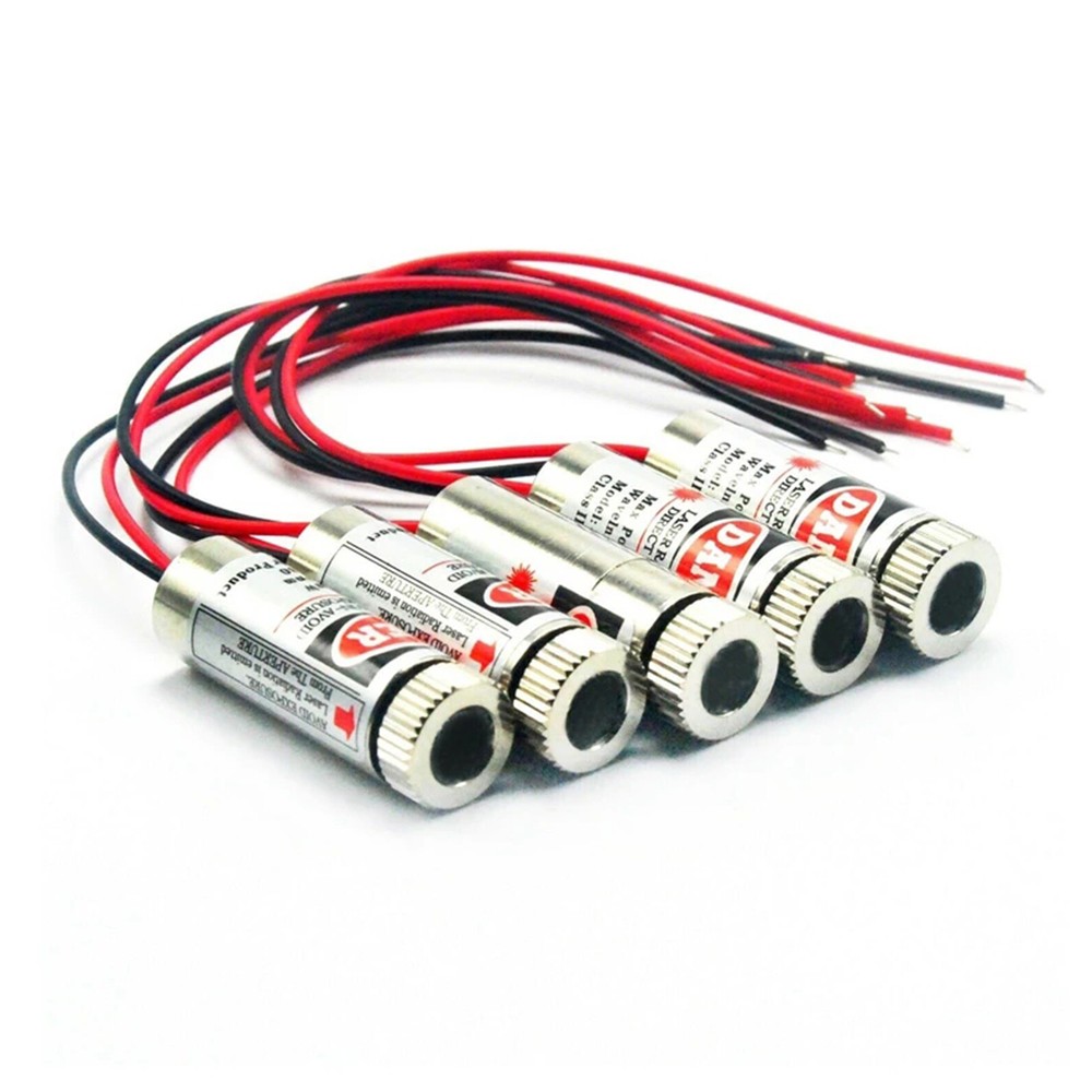 5pcs IR Dot 980nm 30mW Focusable Infrared Laser Diode Module 12x35mm