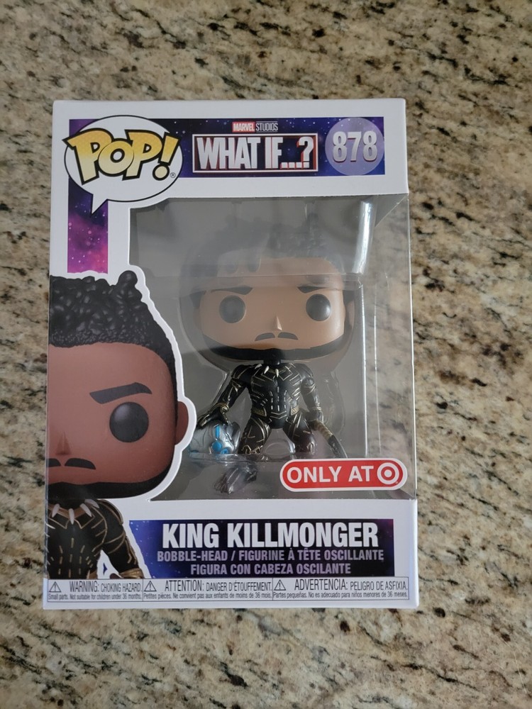 Funko POP King Killmonger  Marvel  Studios What If ?  Target Exclusive #878