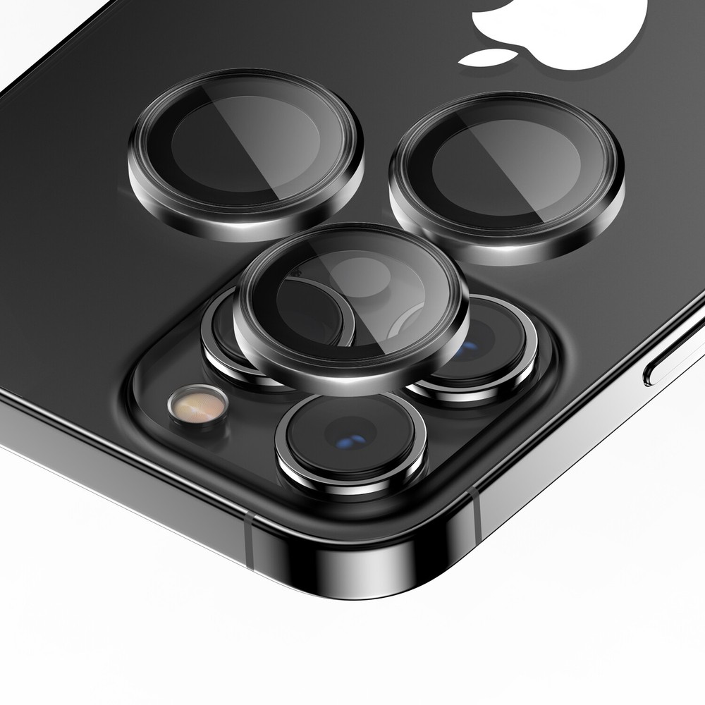 For Apple iPhone 13 Mini Only Mental Ring Tempered Glass Camera Lens Protector