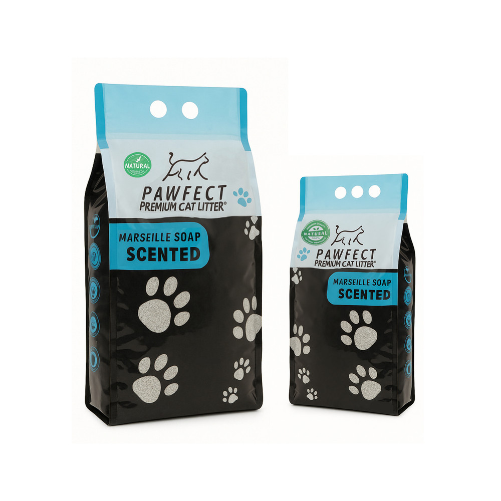 Marseille Soap Clumping Cat Litter –Multi-Pack, Odor Control, Low Dust, 26–46 lb