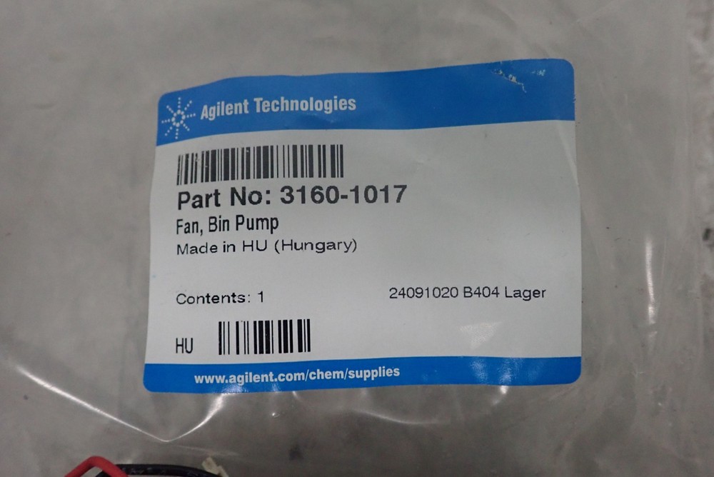 Agilent Technologies 3160-1017 Fan, Bin Pump
