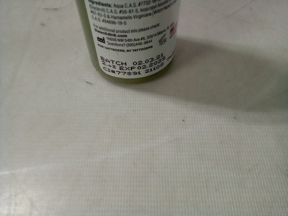 Solid Ink Premium Tattoo Ink - Green