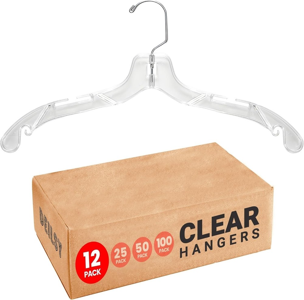 Clear Plastic Hanrs Durable Clothes Hanr for Wardrobe