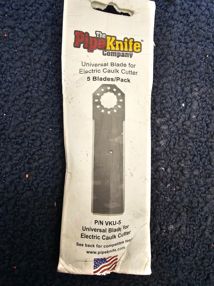 (QTY 5) The Pipe Knife VKU-5: Universal Oscillating Tool Blade