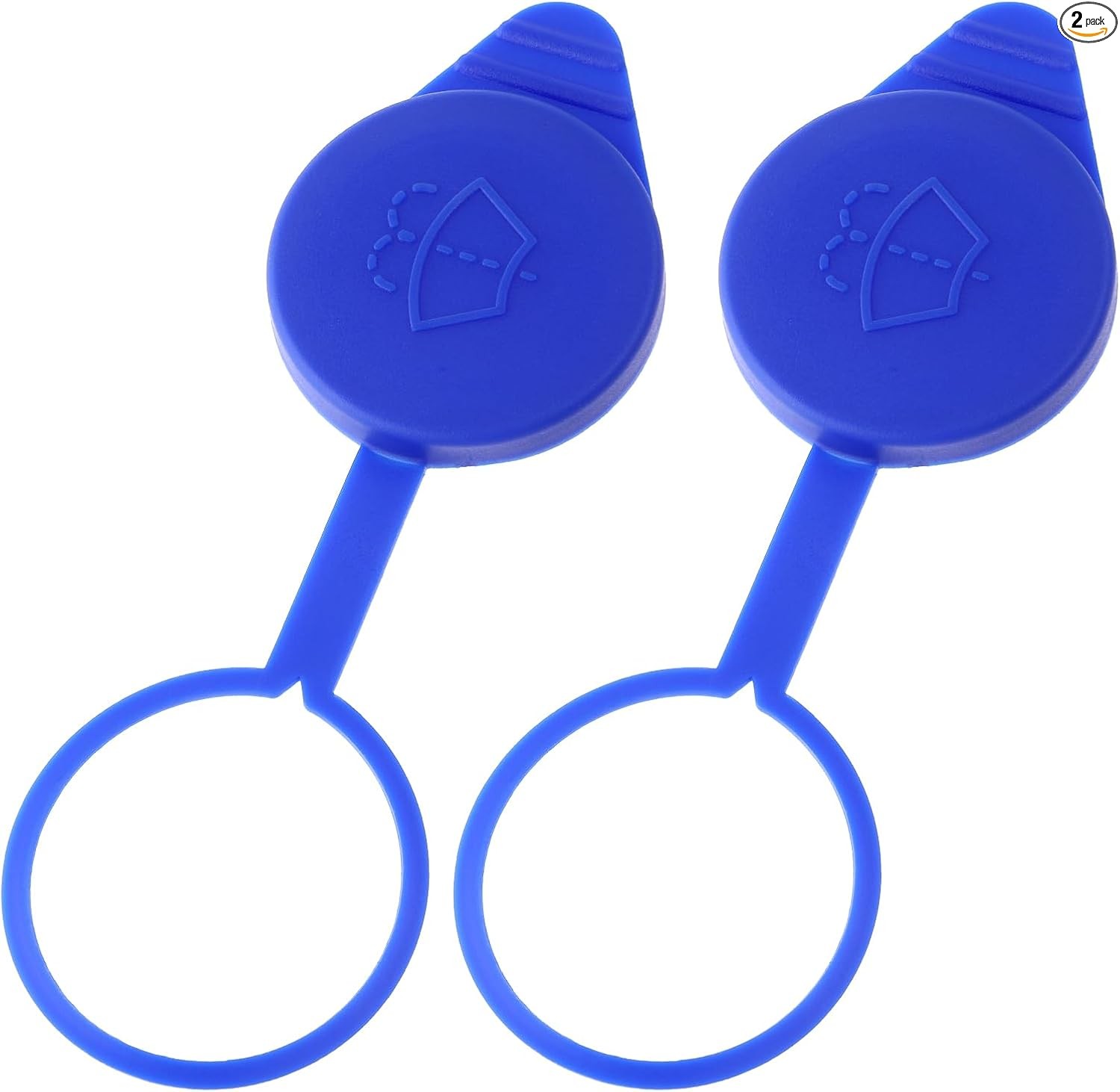 2PCS Washer Fluid Cap Windshield Washer Fluid Reservoir Cap Professional Accesso