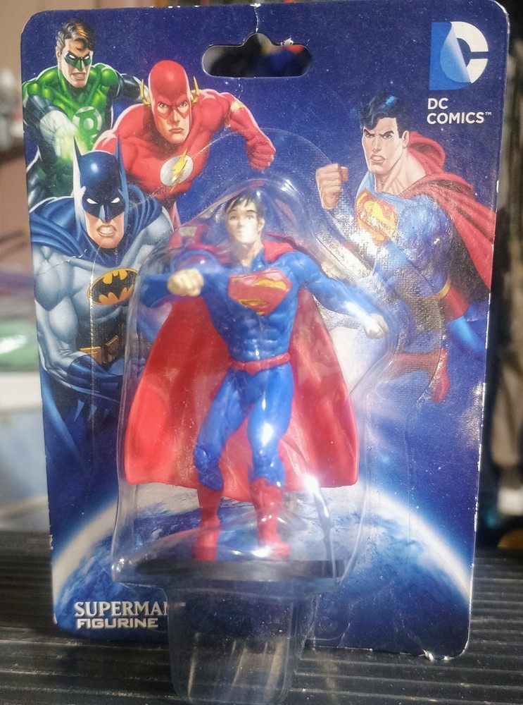 Monogram Superman DC Comics Collectible Figurine Plastic Blue Red Boxed