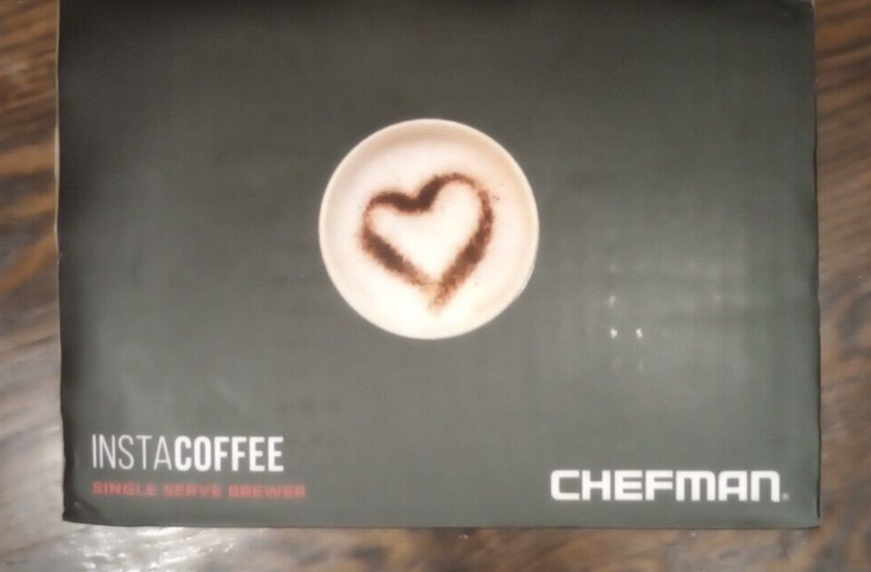 BRAND NEW - Chefman InstaCoffee Single Serve Coffee Maker