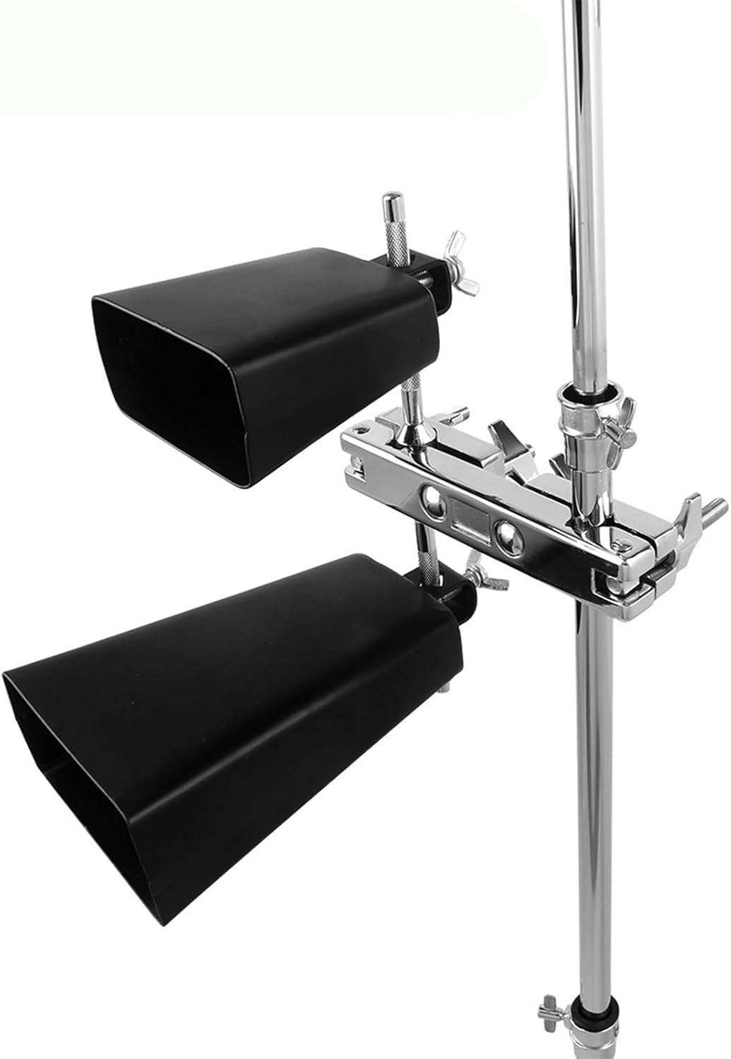 Metal Iron Cowbell 8 Inch, Cow Bell Large Noise Makers Hand Percussion Music Cow