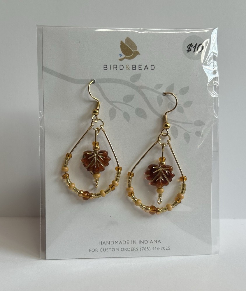 Homemade Fall Earrings