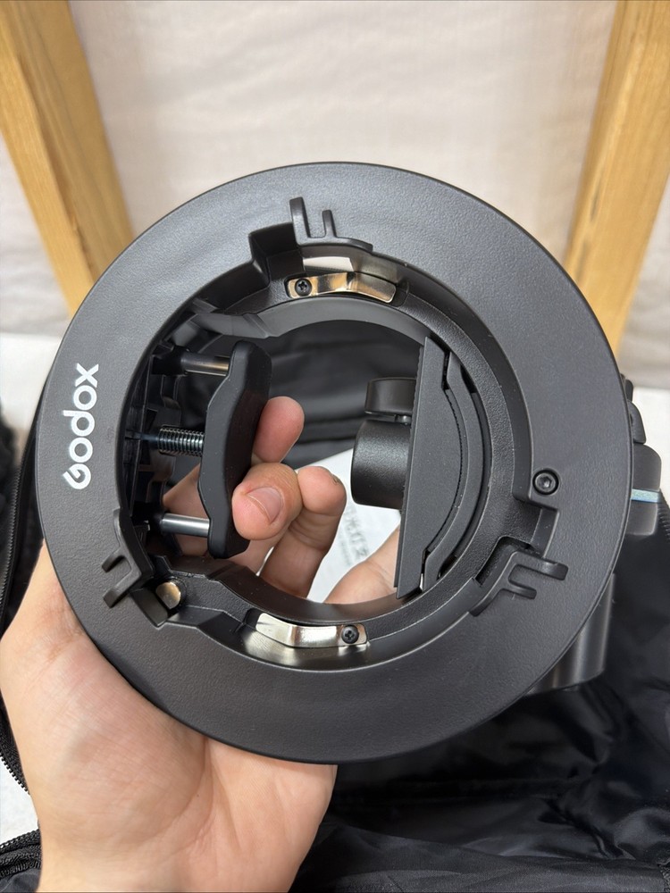 US Godox 60X60cm Foldable Grid Softbox+S2 Bracket Kit For Bowens Flash Speedlite