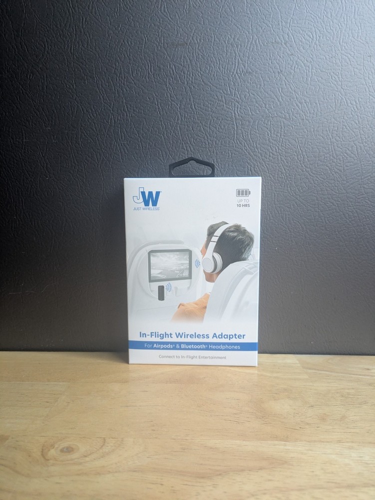 Just Wireless In Flight Wireless Adapter Earbuds And Bluetooth Headphones