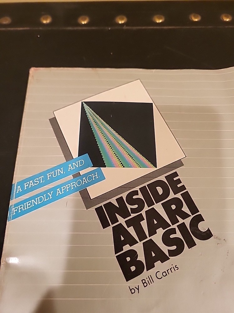 INSIDE ATARI BASIC By Bill Carris Atari Vintage Manual 400/800/XL/XE Preowned