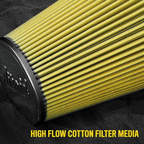 Cold Air Intake System by K&N: Increased Horsepower, Cotton Oil Filter: