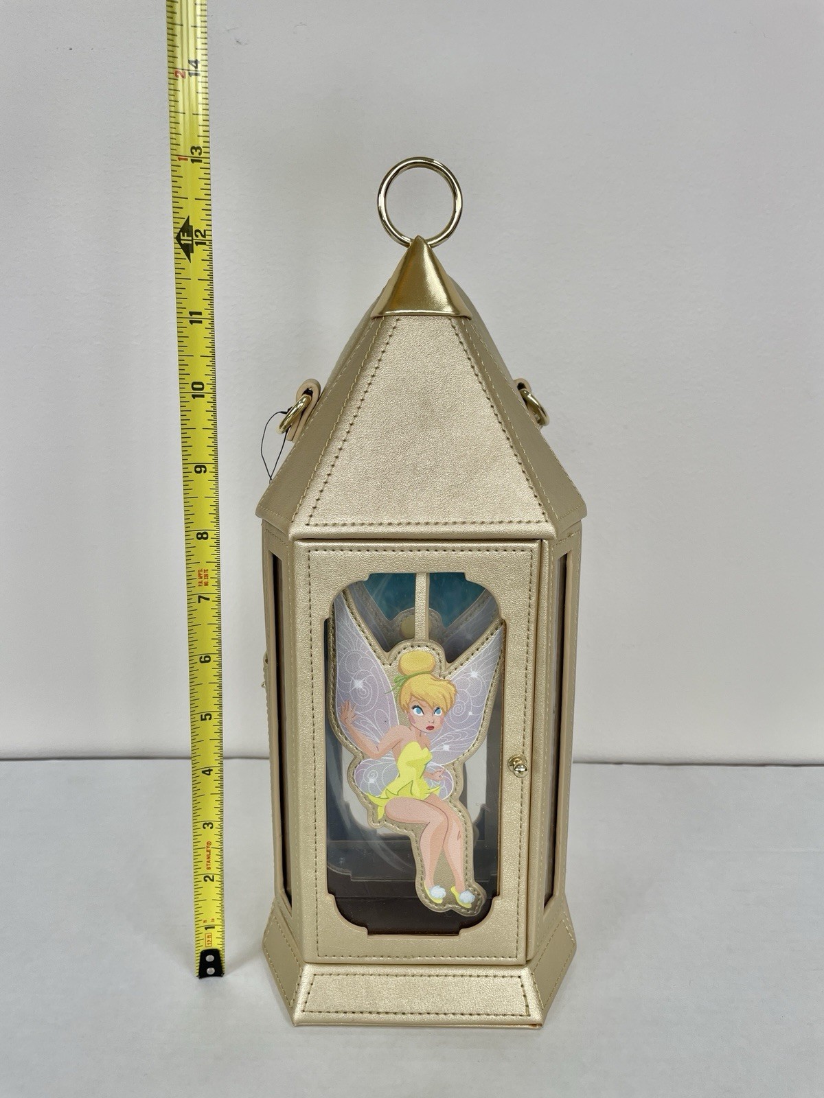 NEW Stitch Shoppe By Loungefly Tinker Bell Lantern Crossbody Bag w/ Pin PeterPan