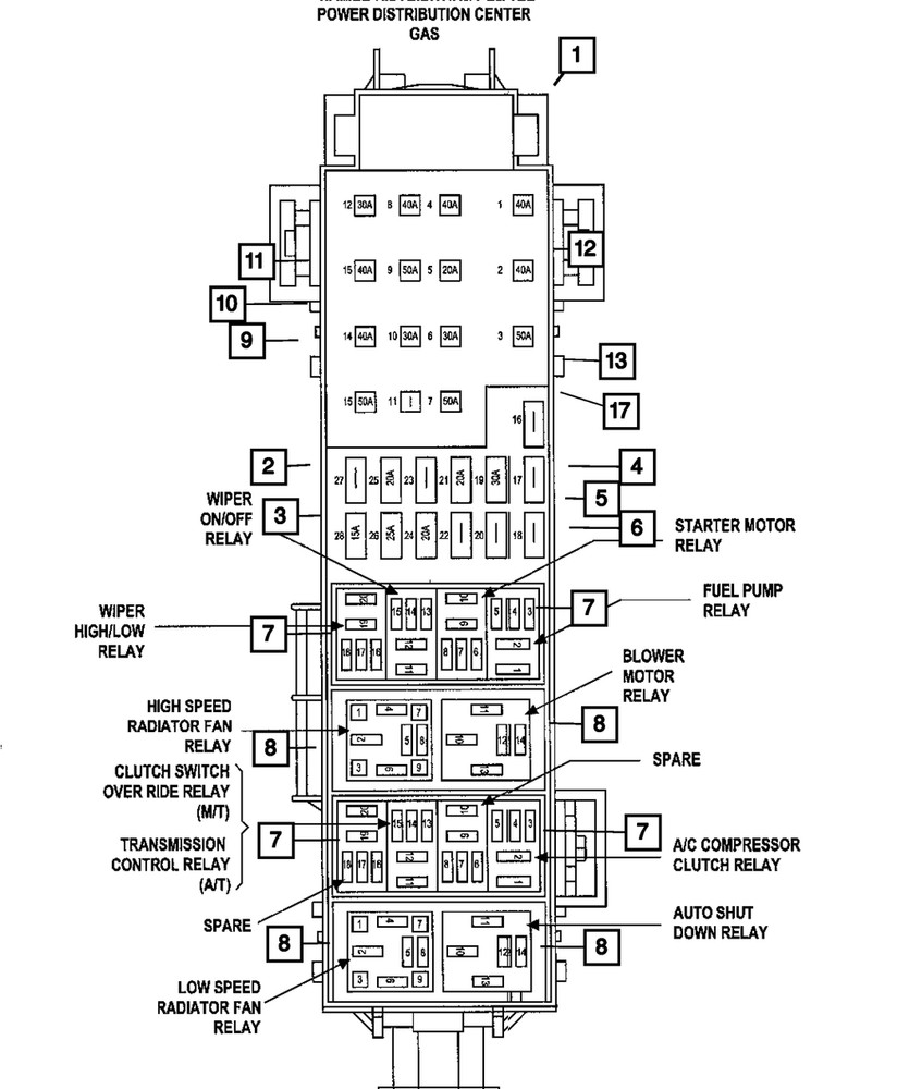 Genuine Mopar Totally Integrated Power Module 4692297AJ