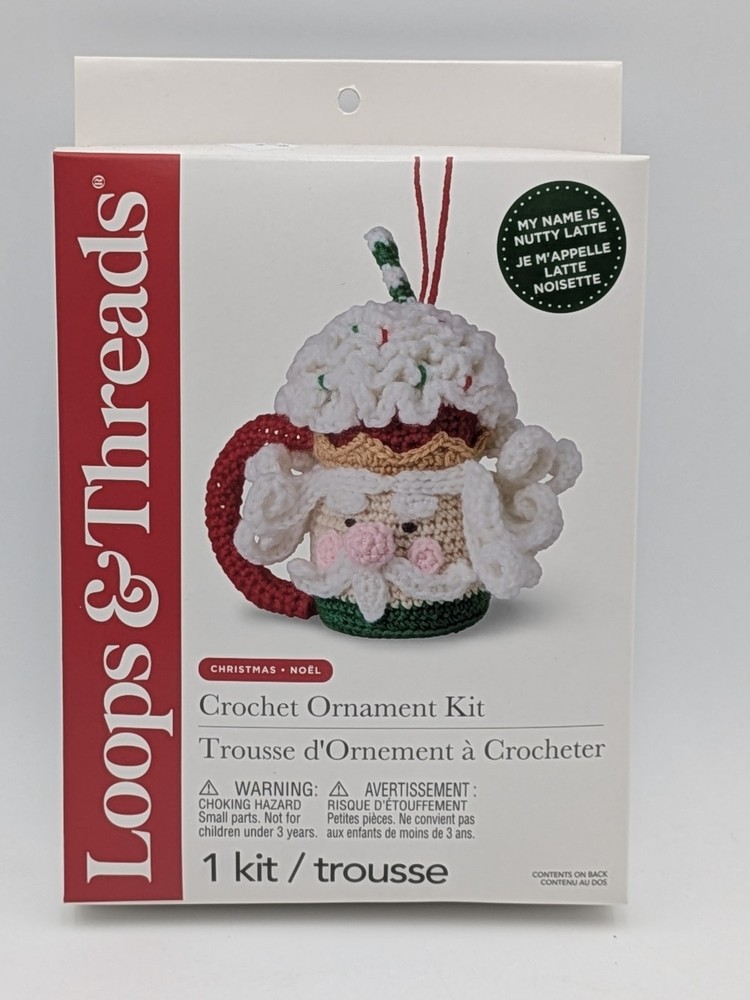 Loops & Threads Christmas Nutty Latte Crochet Ornament Kit