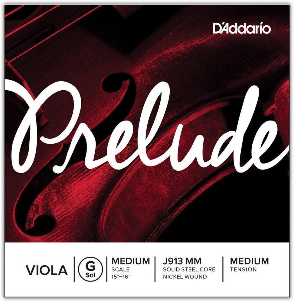 D'Addario Prelude Series Viola G String 15+ Medium Scale