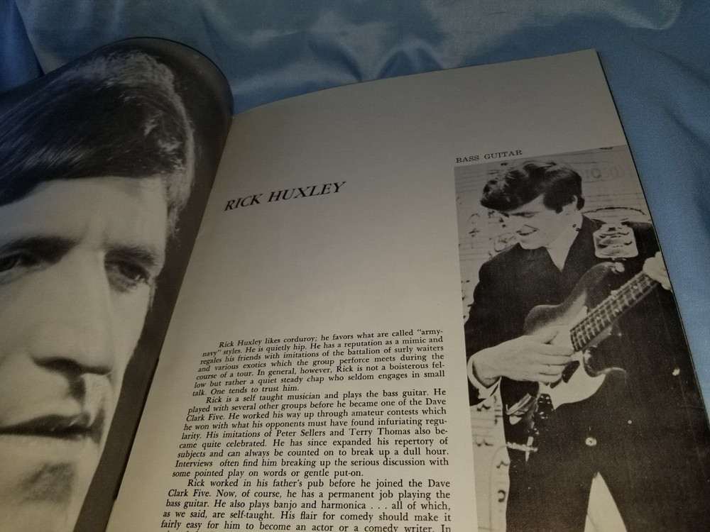 The Dave Clark Five Original US Concert Book Program 1966