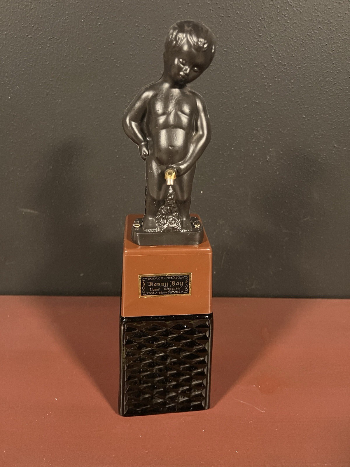 Vintage True Bonny Boy Liquor Dispenser Great Condition Untested Novelty Bar Gag