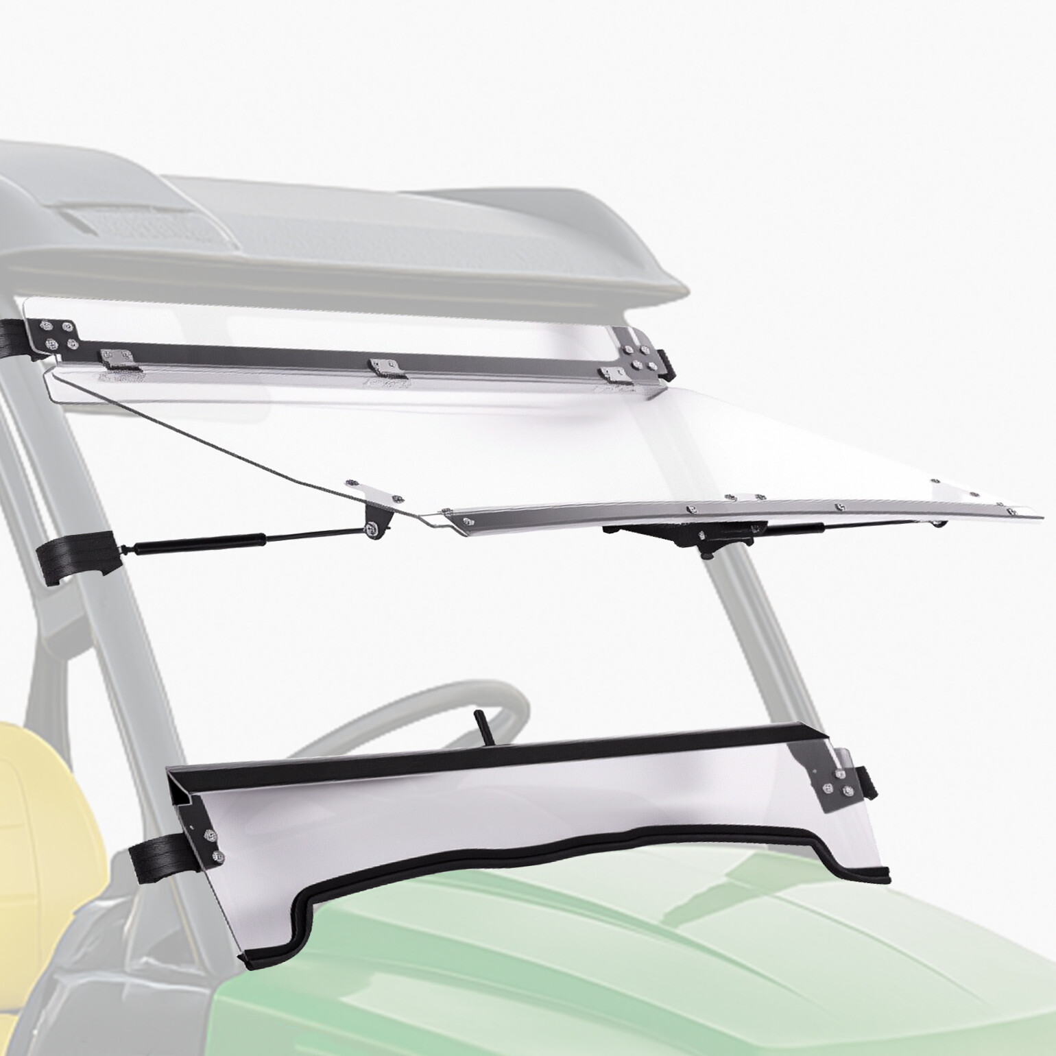 3-in-1 Flip Front Windshield For John Deere Gator 620i/625i /825i/HPX/XUV 850