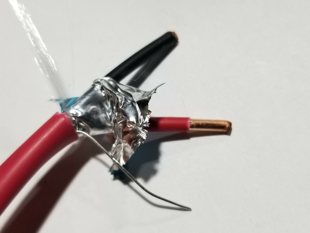 Advanced Digital 981202SD 12/2C Solid Shielded Plenum Fire Alarm Cable Red /50ft