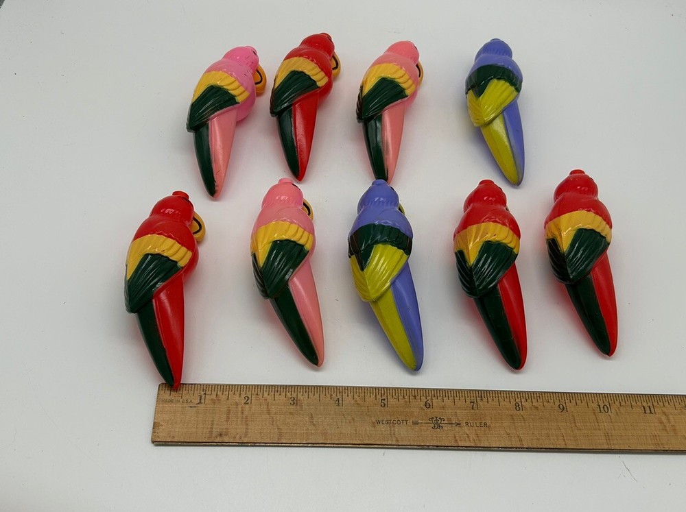 9 Parrot / Macaw Themed String Light Covers - Parrotheads Unite !