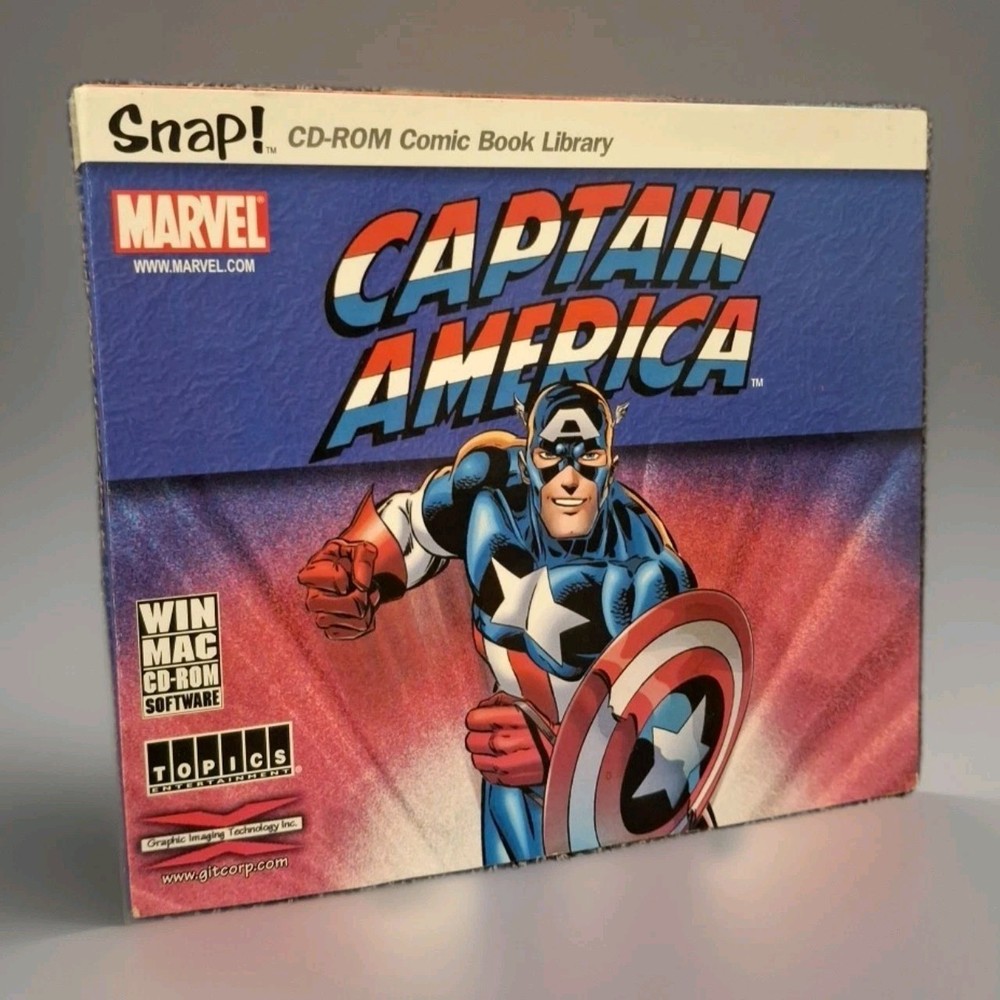 Captain America Marvel CD-ROM Software
