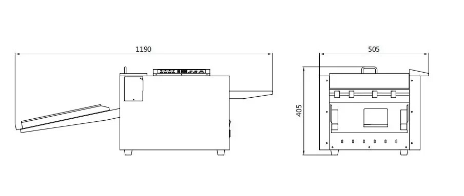 New Auto Feeding 330mm 13" Digital Paper Creasing Scoring Machine Perforating