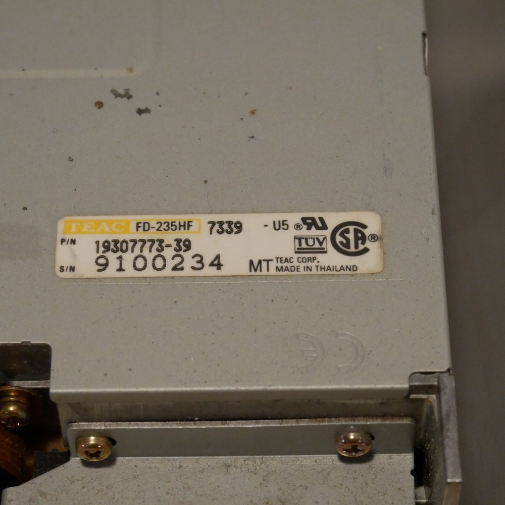 TEAC 3.5 inch Internal Floppy Disk Drive Model FD-235HF Tested & Working - 17