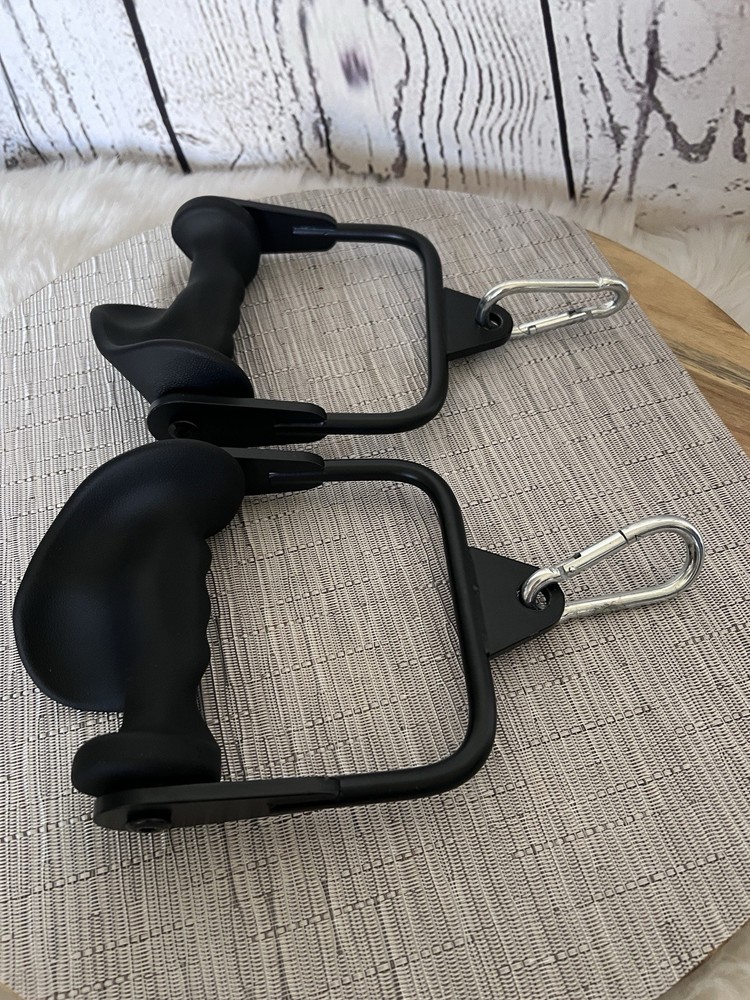 Ergonomic Cable Machine V-Bar / Neutral Grip Handle Attachment (Pair) NEW