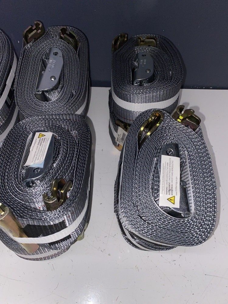 CARGO STRAPS FOR E TRACK 16’ E-TRACK SET OF 16