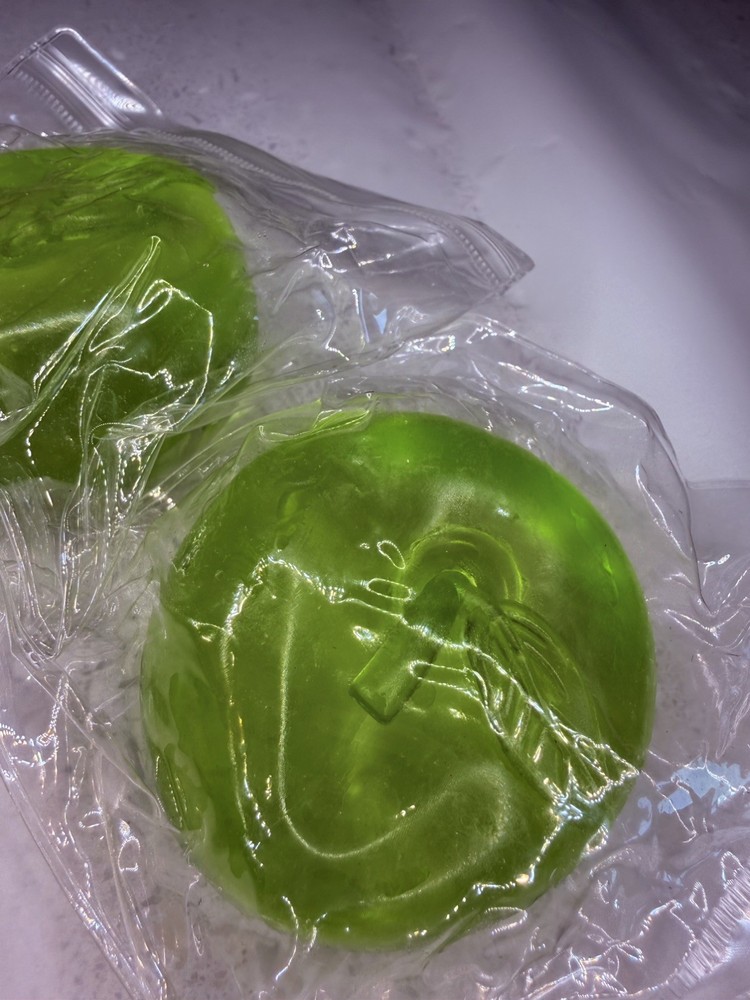 GREEN Apple Squishy Needoh Style Sensory Fidget Toy