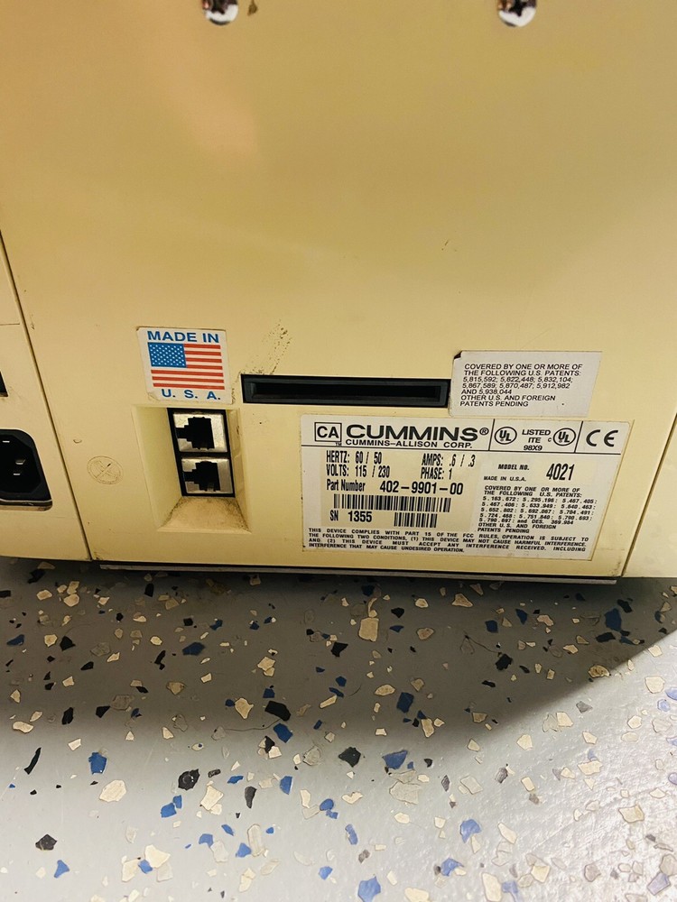 Cummins Allison JetCount Model 4021 | 402-9901-00
