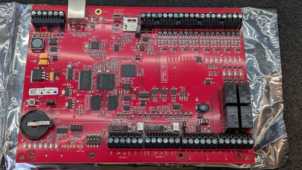 Mercury Security LP1502D Intelligent Controller Board - Untested, Sold for Parts
