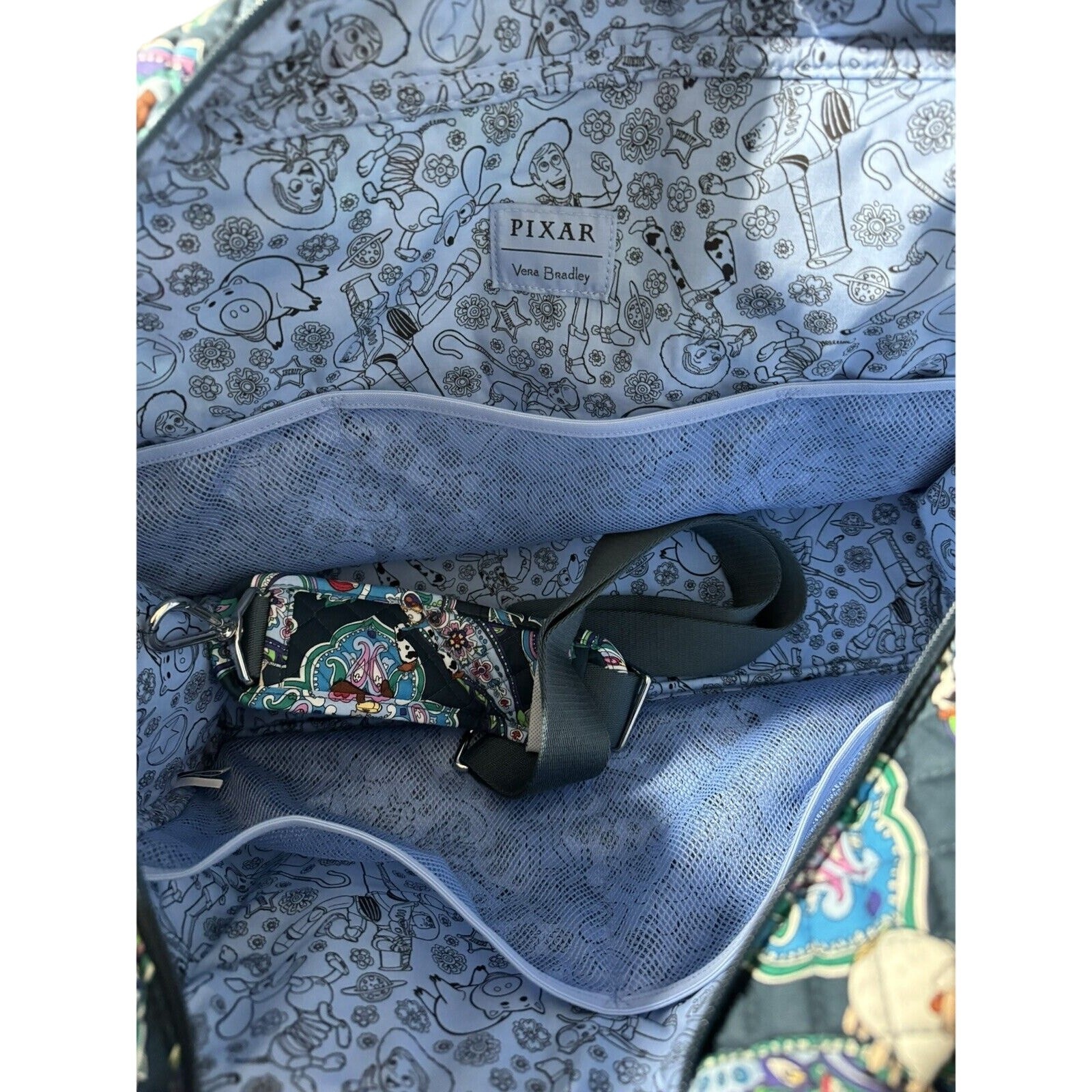 Vera Bradley Pixar Toy Story Andy’s Room Weekender Travel Bag NWT