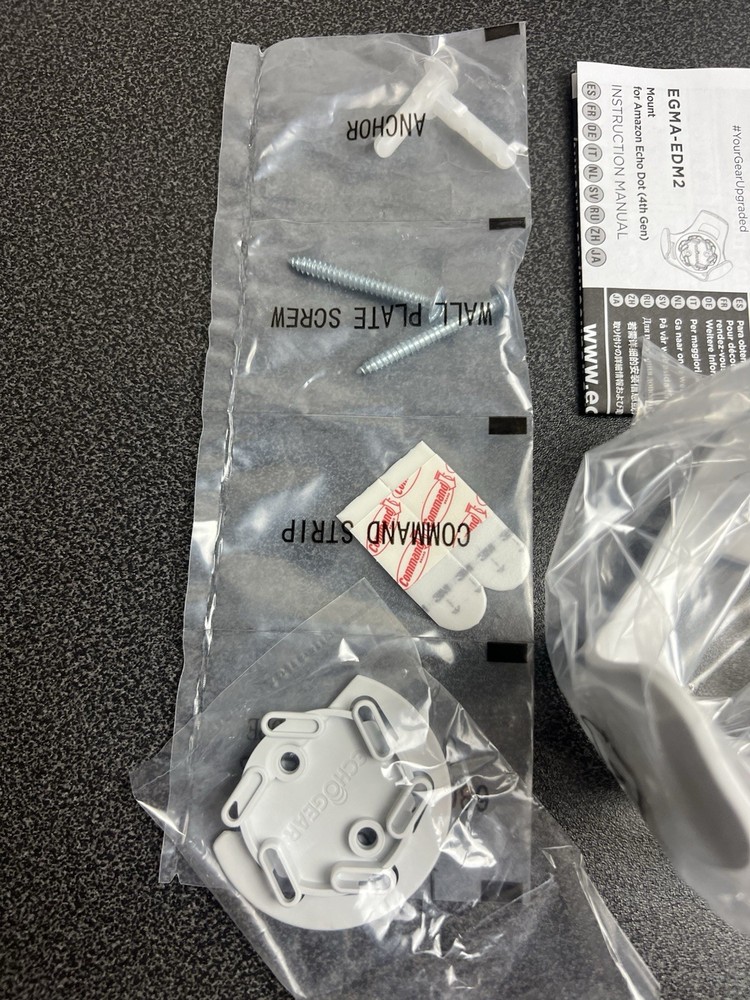 Wall Mount For Echo Dot (4th Generation)- White