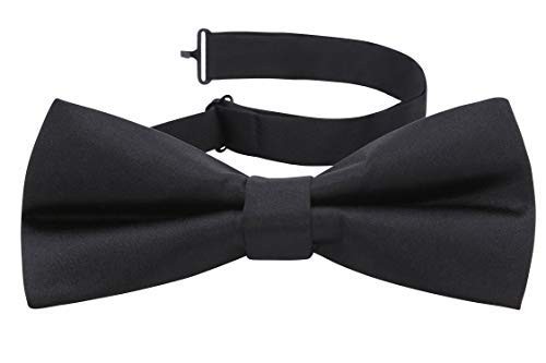 Formal Wool Tuxedo Vest with Bow Tie Black