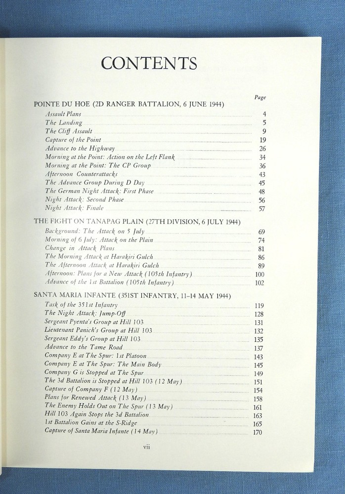 Small Unit Actions, Hist. Div., U S War Dept., Repr. 1982, Forw. D D Eisenhower