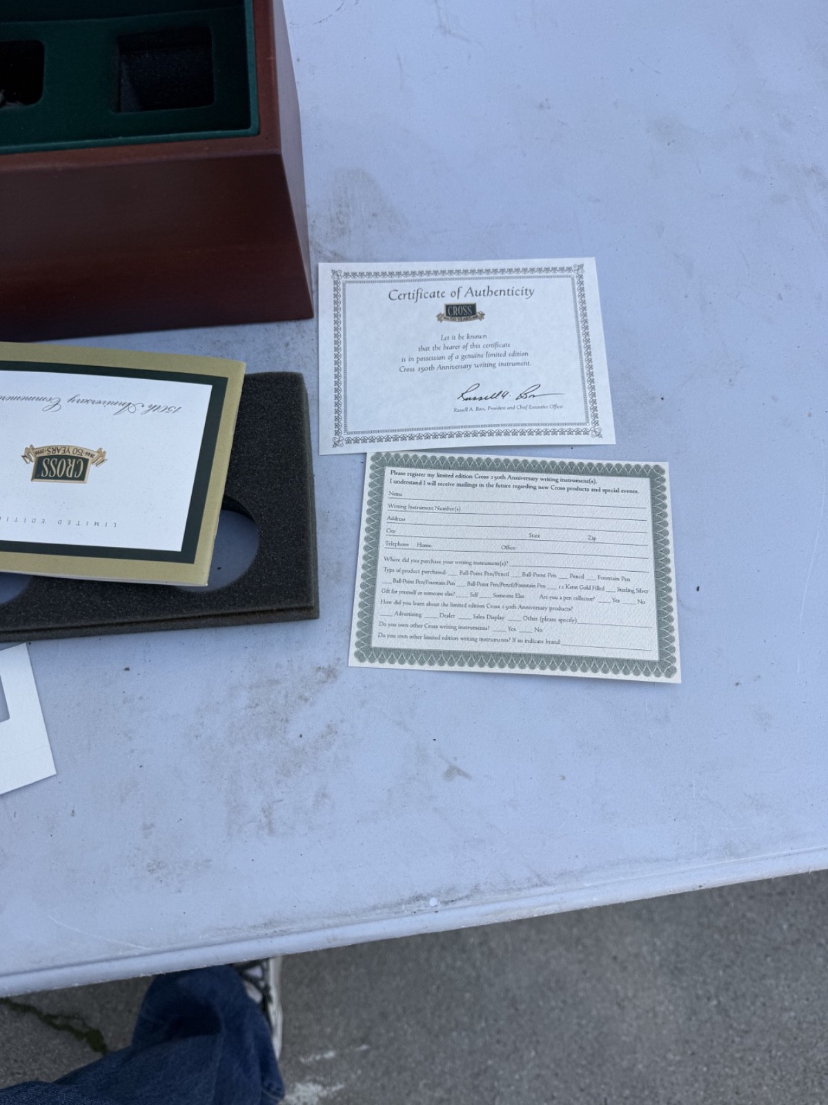 Cross 150th Anniversary Limited Edition BOX ONLY