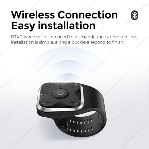 DUDUAUTO Wireless Car Steering Wheel Controller Button for Android Car Radio