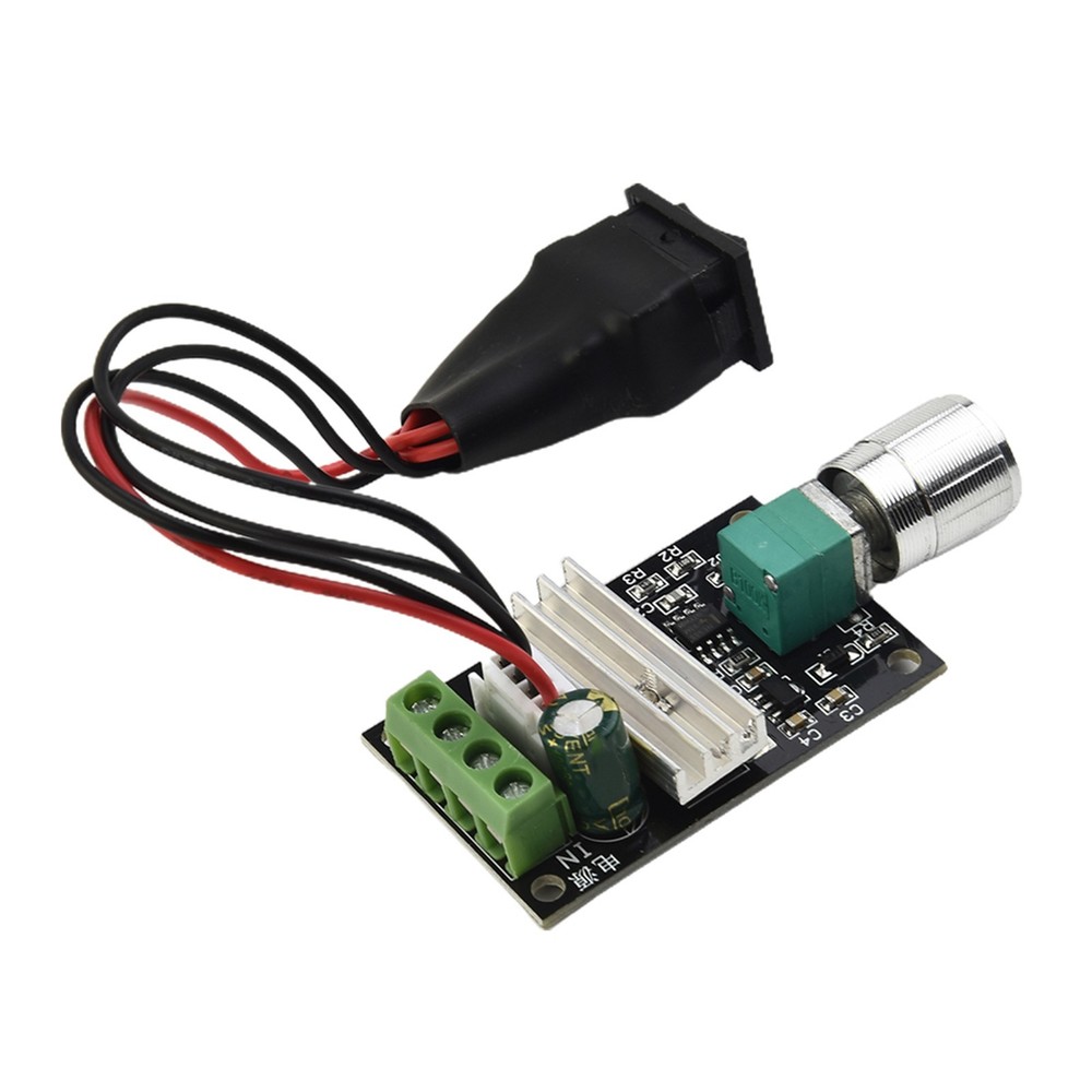 Switch Speed Controller Motor Regulator 6V 12V 24V 28V DC 3A For DC Motor