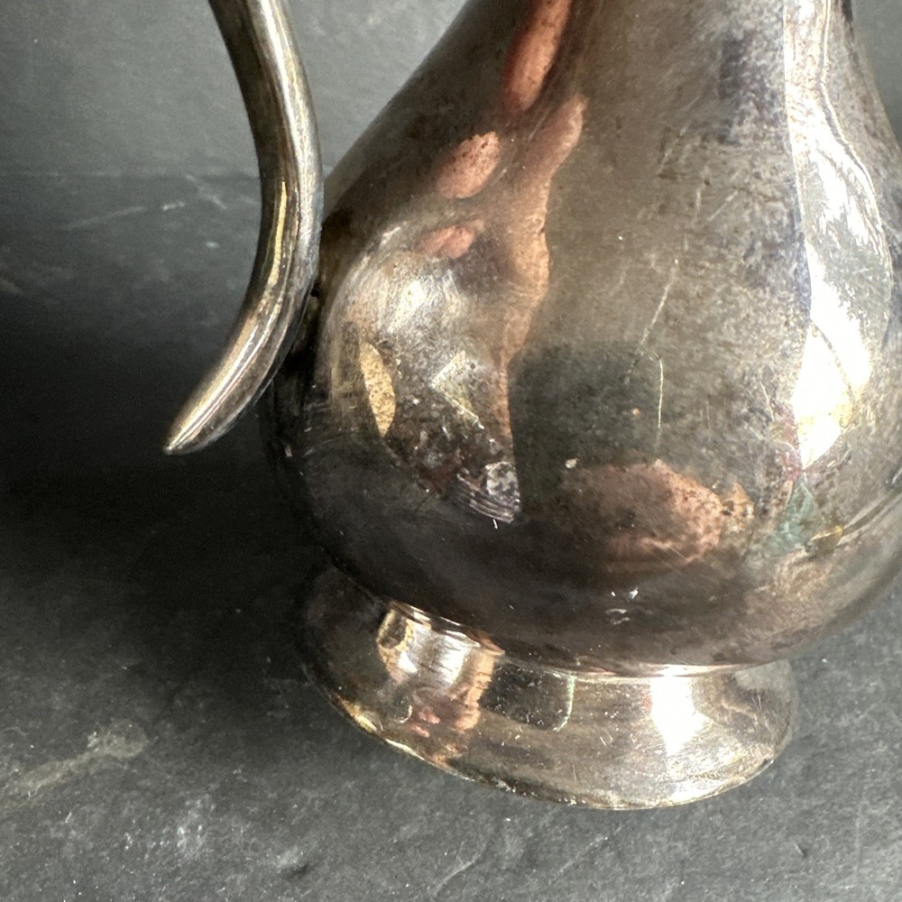 Rare Fine Quality Silverplate Maple Syrup #R28