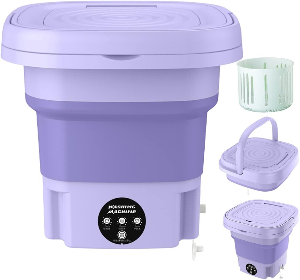 Mini Washing Machine Folding Portable Sterilization Drying Wash Laundry Machines