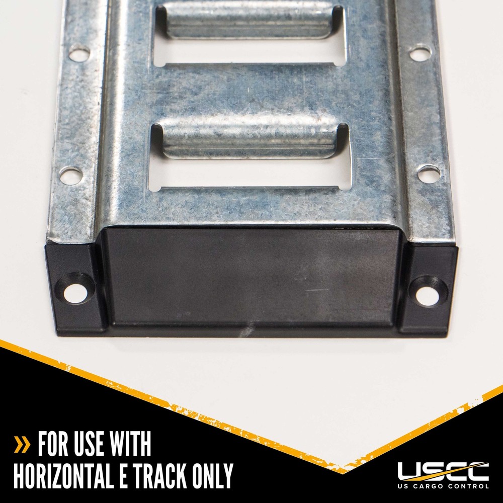 USCC E Track Plastic End Cap For Horizontal E-Track - Eliminate Sharp Edges