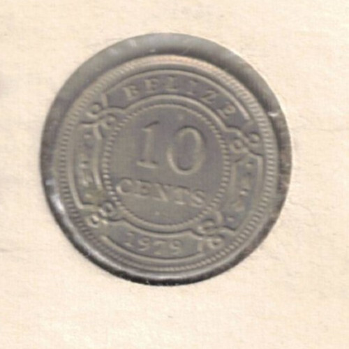 1979 Belize Uncirculated Ten Cent Coin!