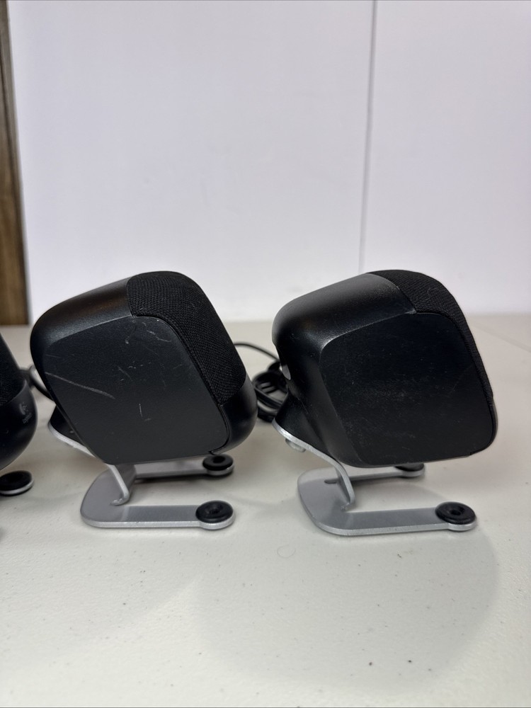4x Logitech Z-640 Computer System Satellite Speakers Used