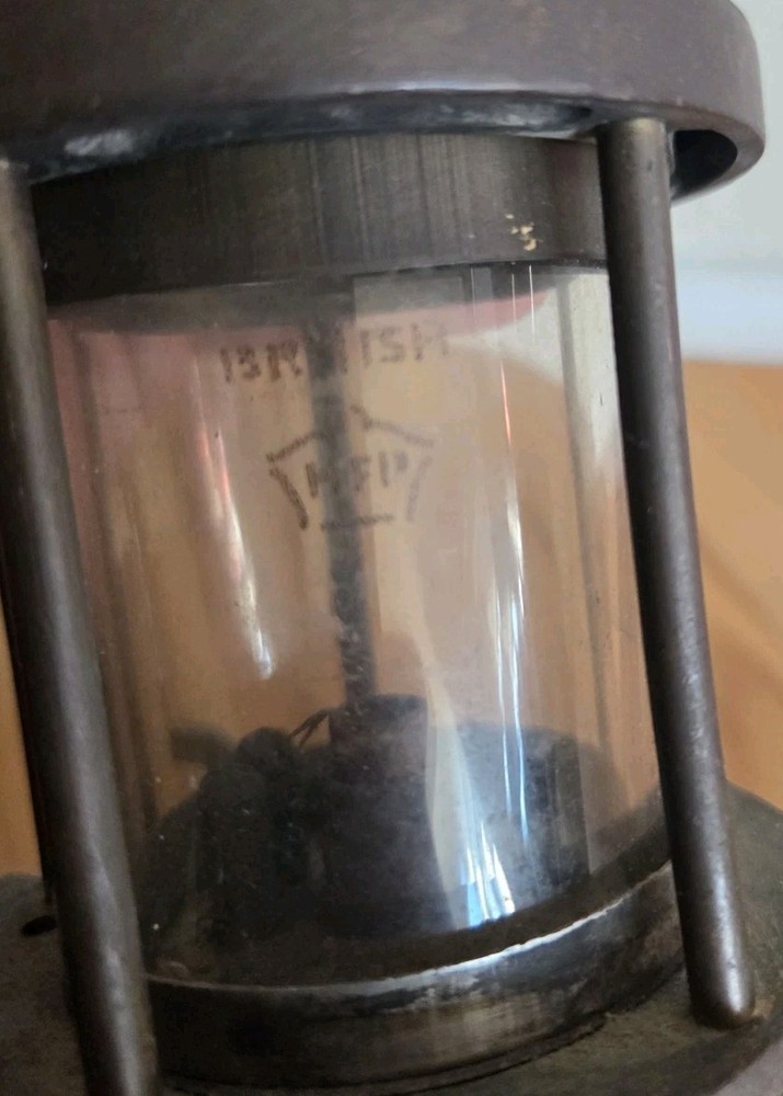 Protector Lamp & Lighting CO. Brass Miners Lamp Lantern