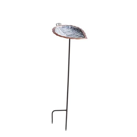 Aspen Leaf Birdbath- Stake